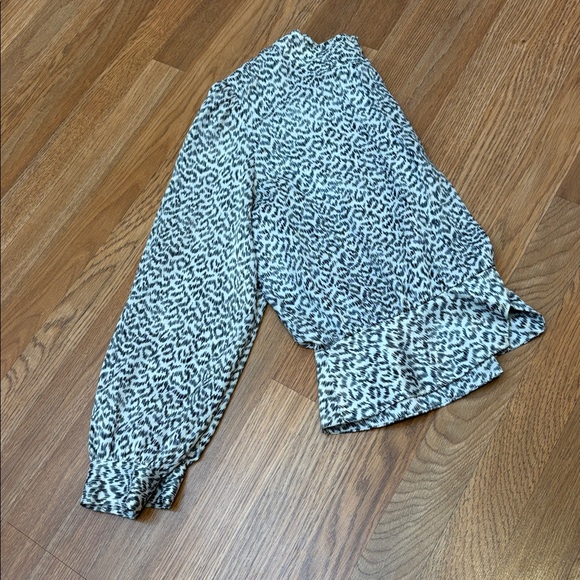 Vintage 1980/1990’s Lloyd Williams long sleeve white and black blouse. Size 12. - Picture 8 of 17